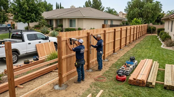 Team Riverside Fence Company in Riverside