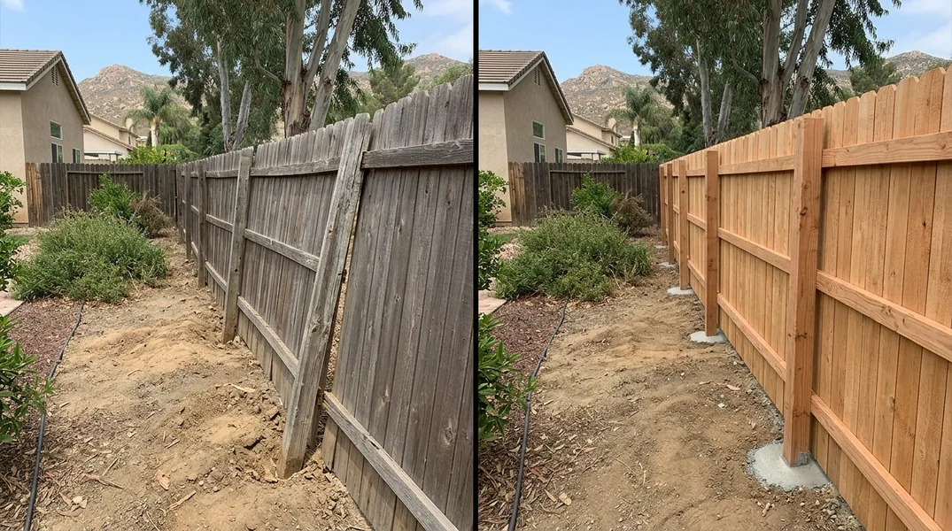 Result fence in Riverside - Riverside Fence Company
