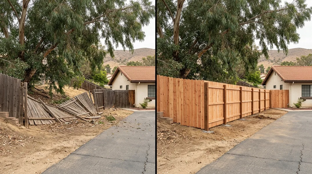 Result fence in Riverside - Riverside Fence Company