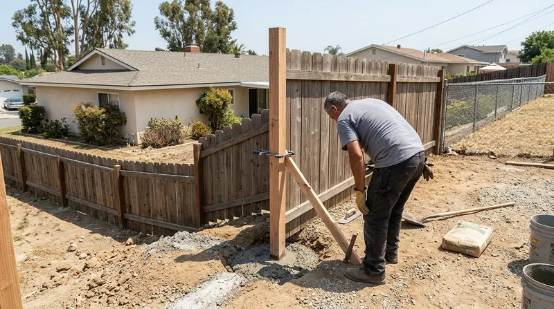 Fence Post Repair & Replacement Riverside